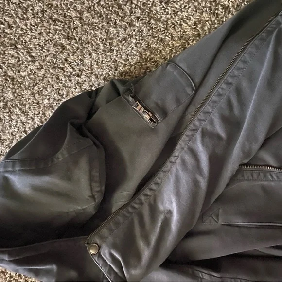 Patrons of Peace Charcoal Utility Jacket - Picture 3 of 4